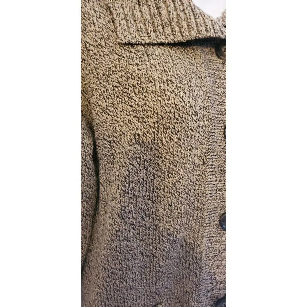 Karen Scott Button Down Cardigan 5 Brown